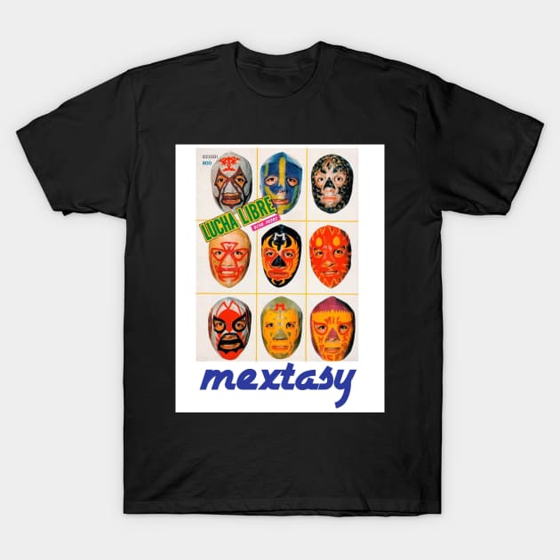 Mextasy Vintage Lucha Libre Edition T-Shirt by mextasy